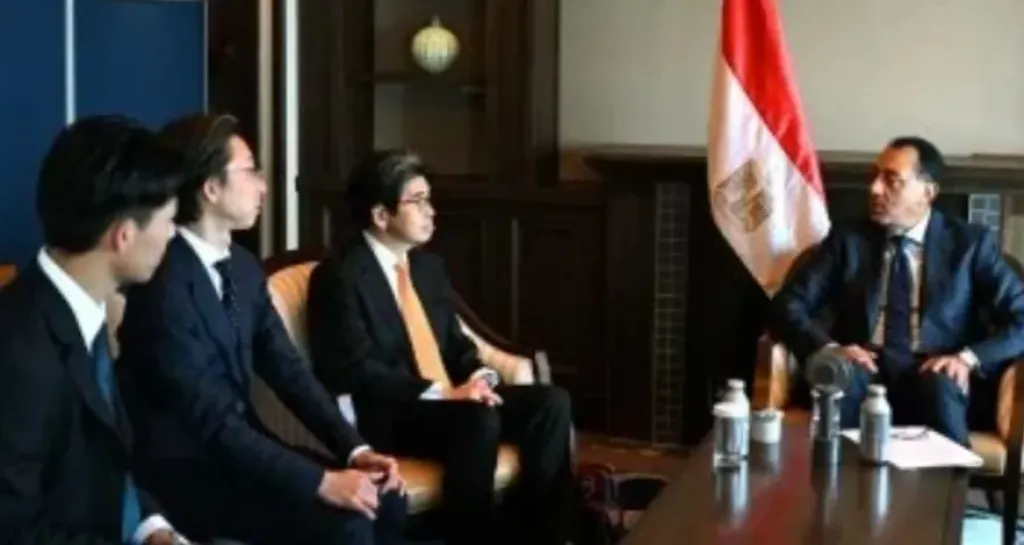 رئيس الوزراء يلتقى محافظ بنك اليابان للتعاون الدولي