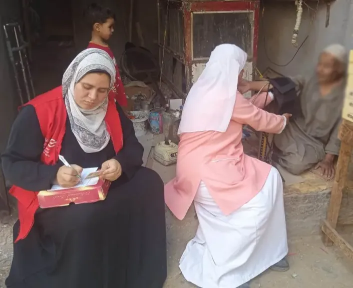جانب من الزيارات 