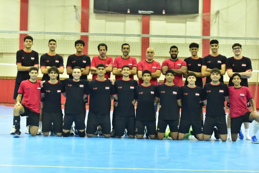 منتخب ناشئي الطائرة يهزم ليبيا 