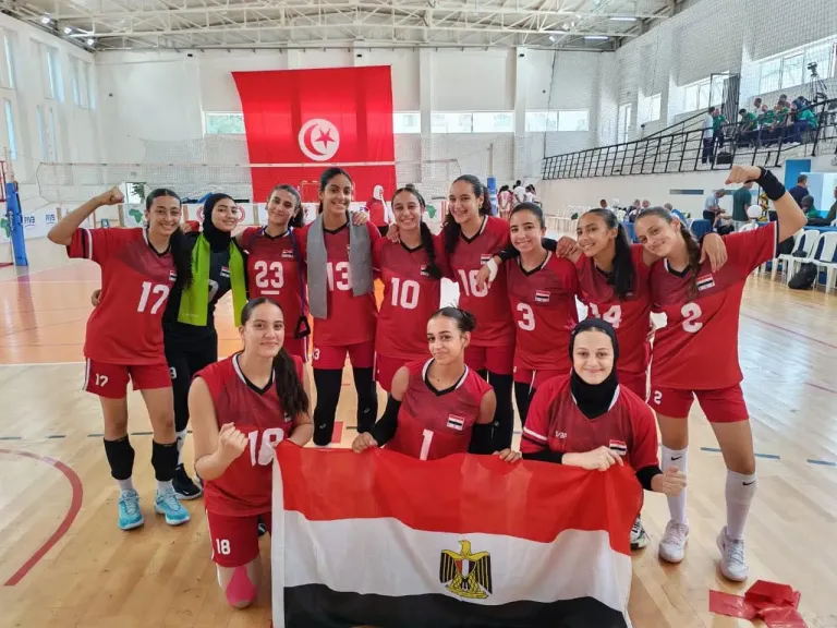ناشئات مصر لكرة الطايرة