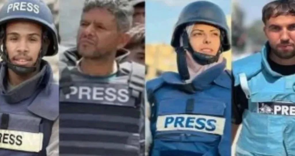 شهداء الصحافة فى غزة