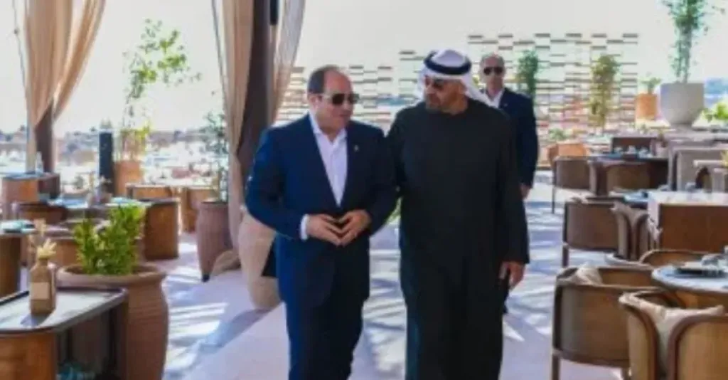 الرئيس السيسى والشيخ محمد بن زايد