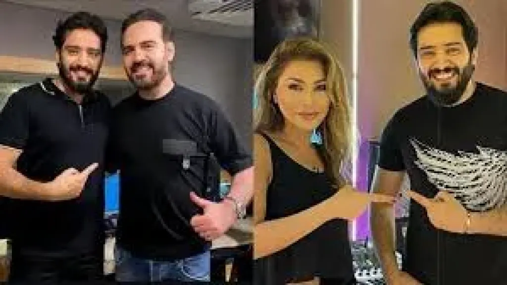 المحلن زعيم مع وائل جسار واليسا