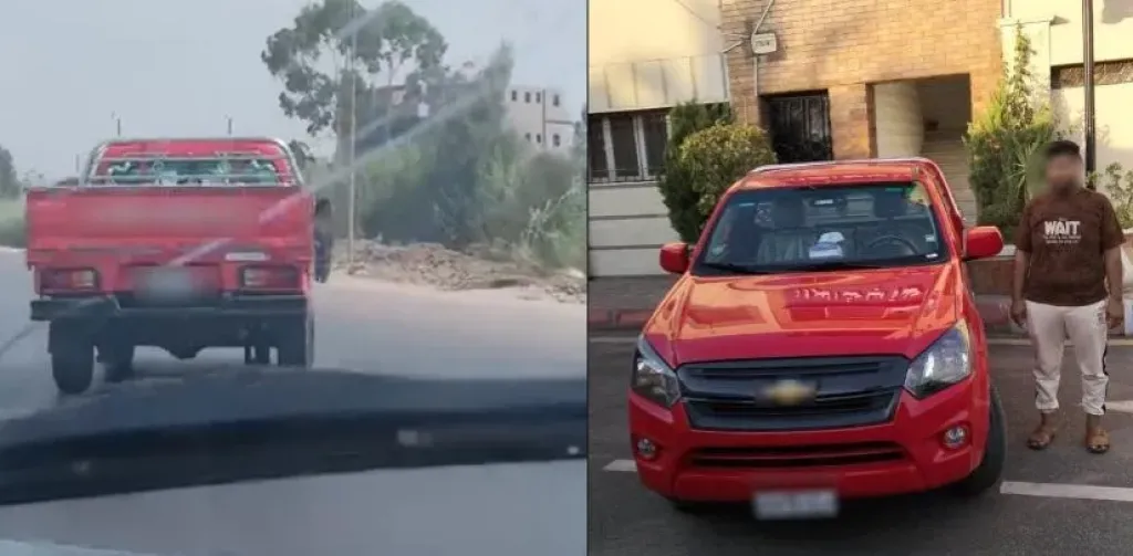 السائق المتهم باداء حركات استعراضية