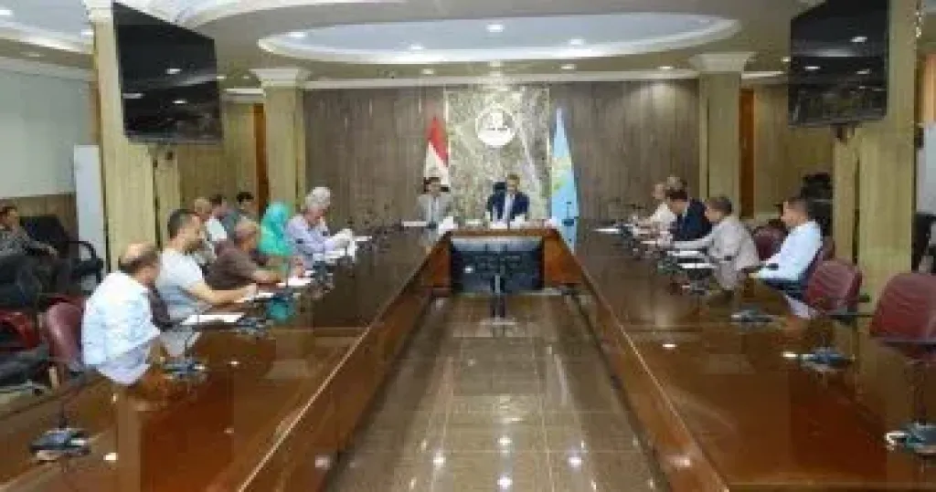 مناقشة سبل التعاون بين محافظتي كفر الشيخ والوادي الجديد