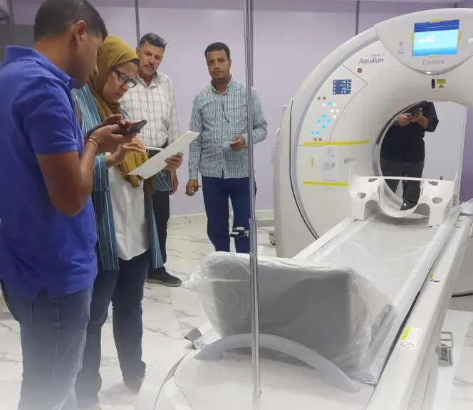 جهاز أشعة مقطعية متطور 