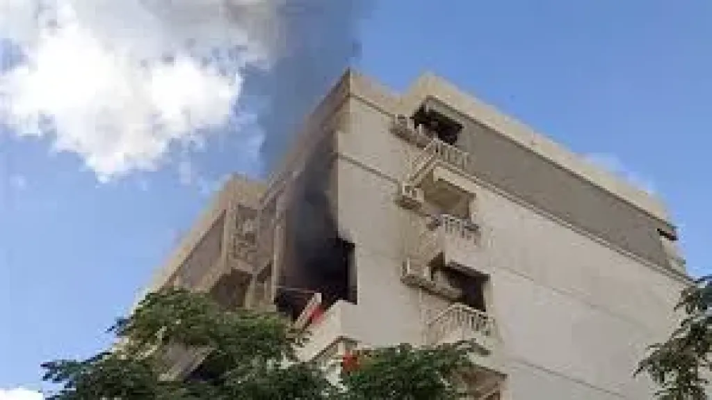 حريق شقة