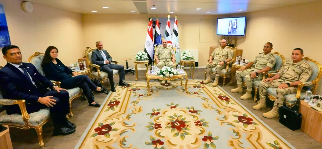 جانب من الزيارة 