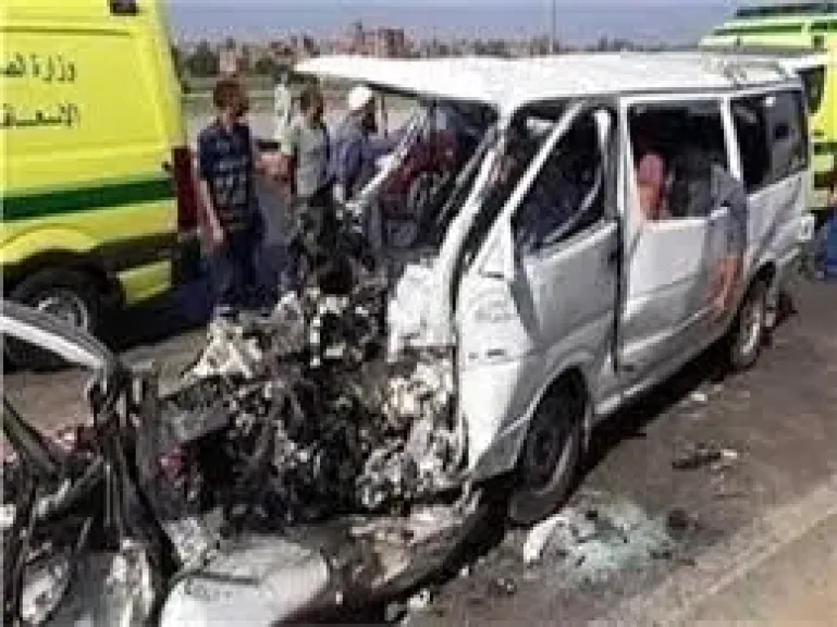 حادث تصادم بالقليوبية