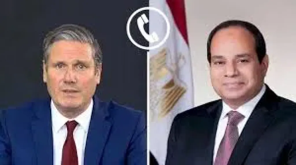 الرئيس عبدالفتاح السيسي و رئيس وزراء المملكة المتحدة