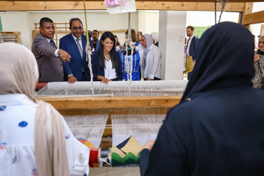 جانب من الزيارة