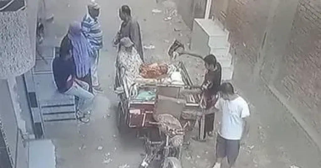 جانب من الحادث 