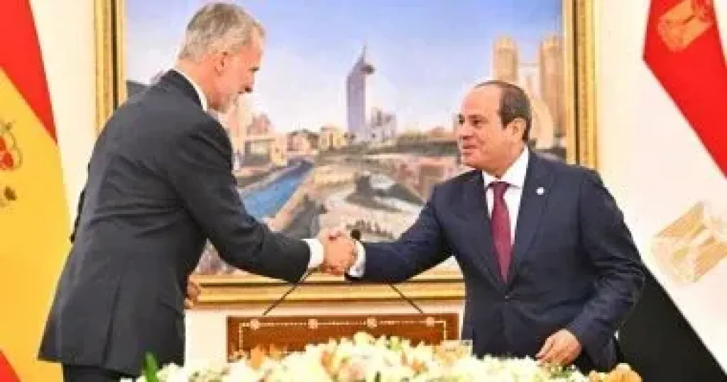 الرئيس السيسي وملك إسبانيا 