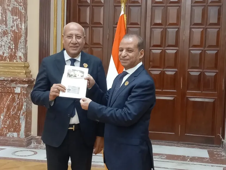 المستشار محمود عتمان  والنائب عمرو عكاشة