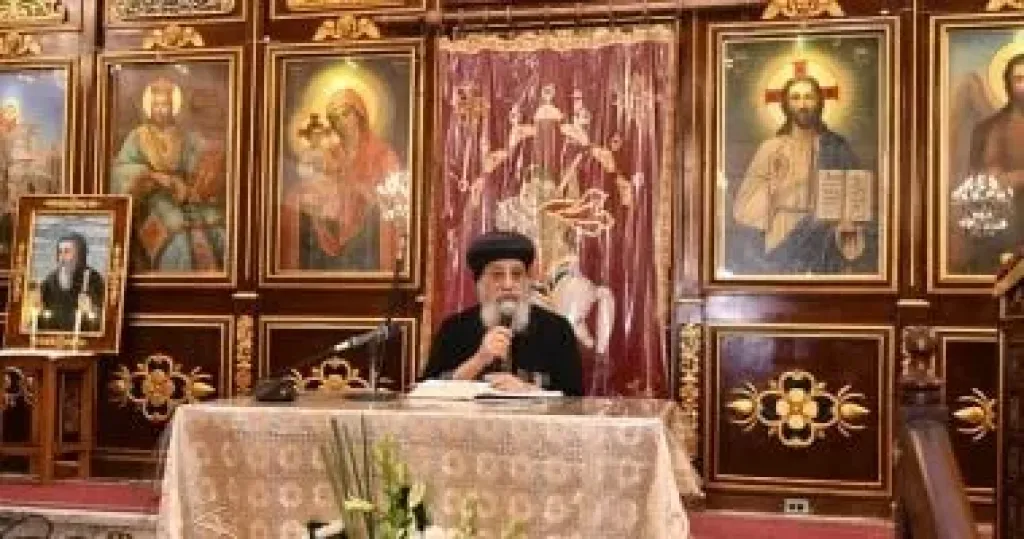 قداسة البابا تواضروس الثاني يلقي عظته الأسبوعية