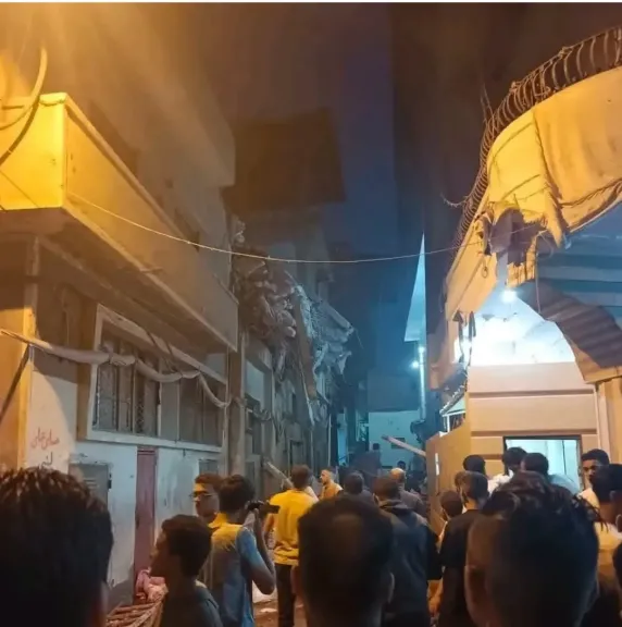 حريق مصنع ملابس 