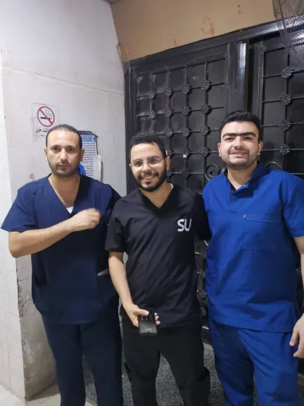جانب من الاطباء 