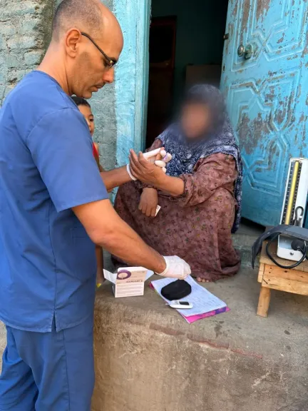 جالنب من الزيارات 
