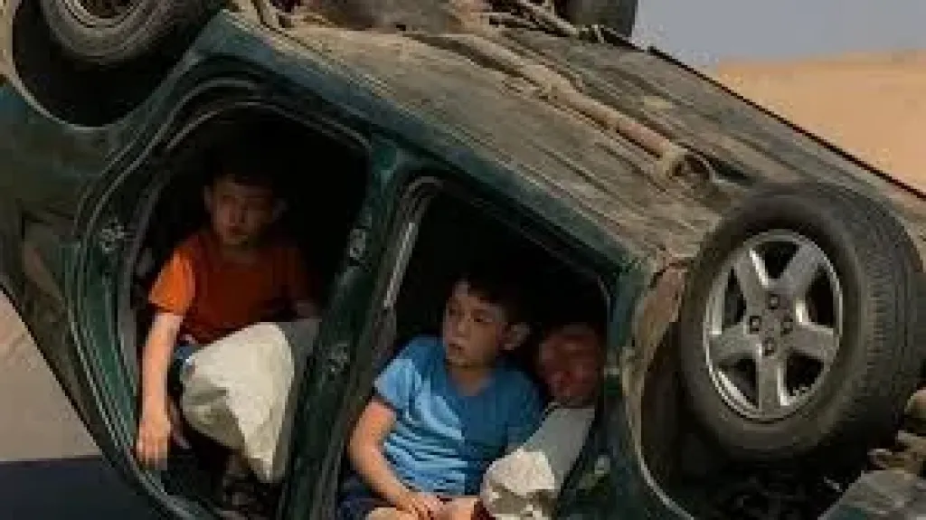 اصابه 5أشخاص بينهم 4اطفال