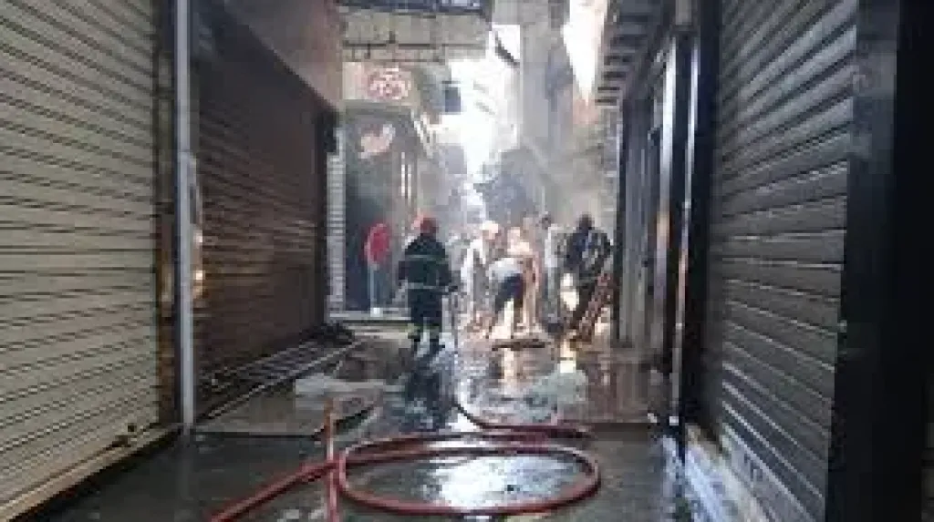 حريق بزنق الستات