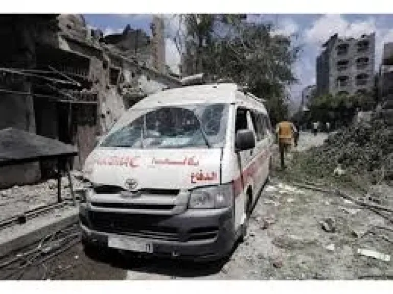 انهيار القطاع الصحى فى غزة