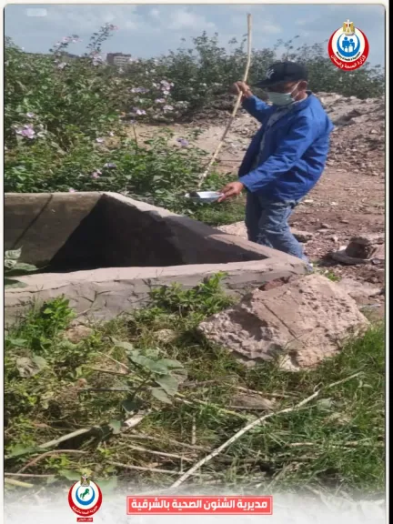 جانب من امكافحة ناقلات الامراض