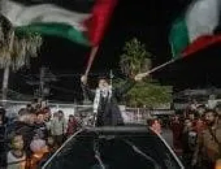 احتفالات باتفاق اسرائيل وحماس