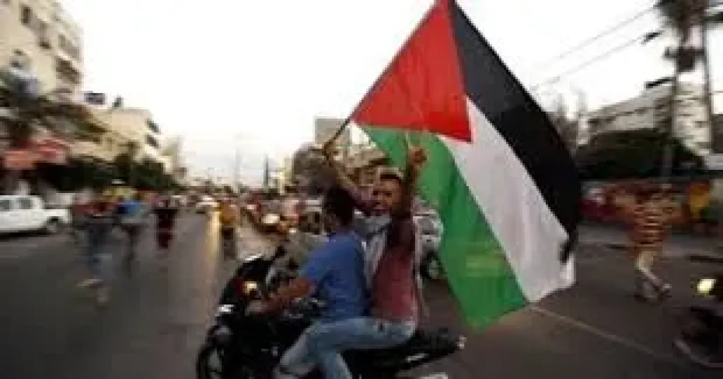 الاحتفال باتفاقية وقف اطلاق النار