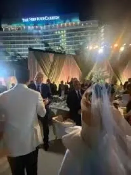 حفل زفاف ابنه الشهيد محمد مبروك
