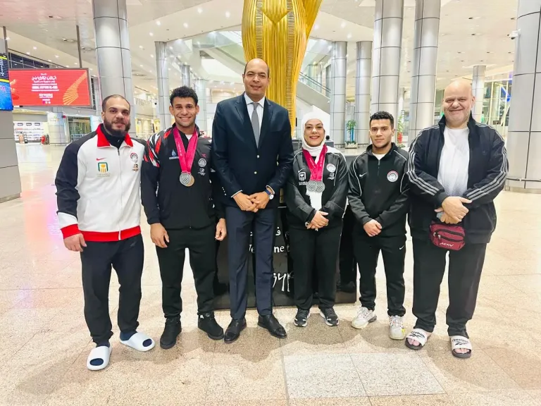 بعثة منتخب مصر لرفع الأثقال