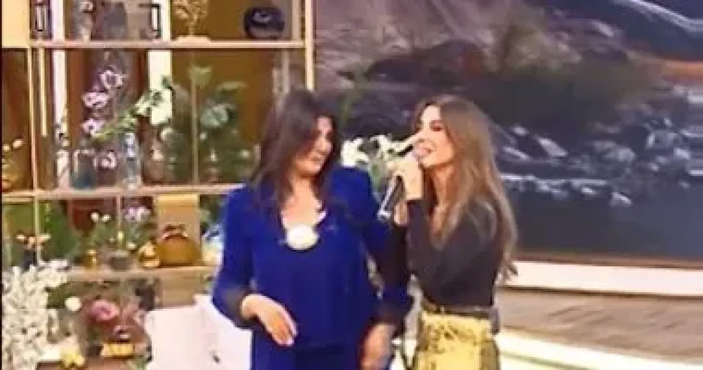 نانسي عجرم ومني الشاذلي 