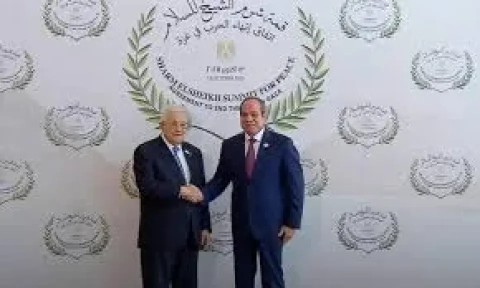 الرئيس السيسى يستقبل الرئيس الفلسطيني