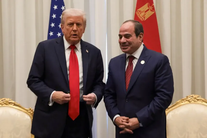 الرئيس السيسي وترامب 