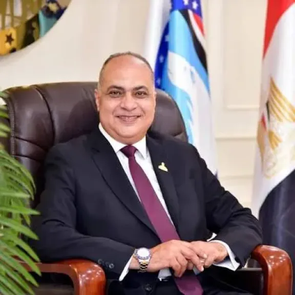 النائب أيمن الهوارى عضو مجلس الشيوخ