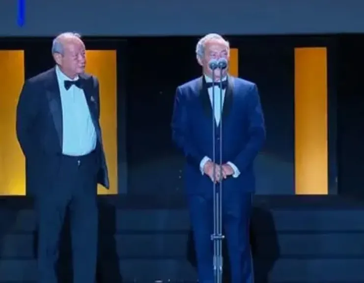 نجيب ساويرس من افتتاح مهرجان الجونة السينمائي
