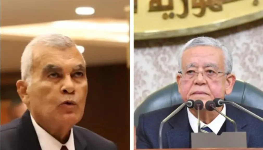 المستشار الدكتور حنفي جبالي  والمستشار عصام الدين فريد 