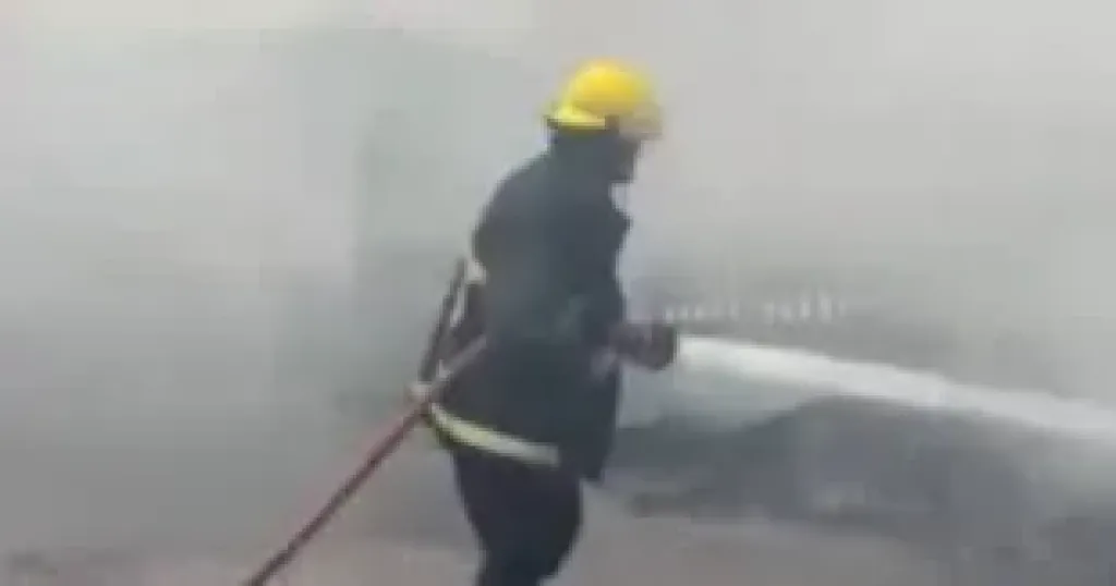 السيطرة على حريق
