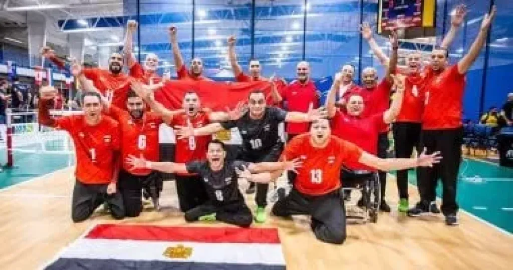 أبطال مصر الحاصلين على كأس العالم للكرة الطائرة البارالمبية