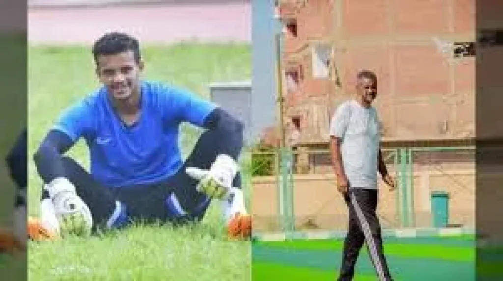 وفاة والد الاعب فى نفس المكان