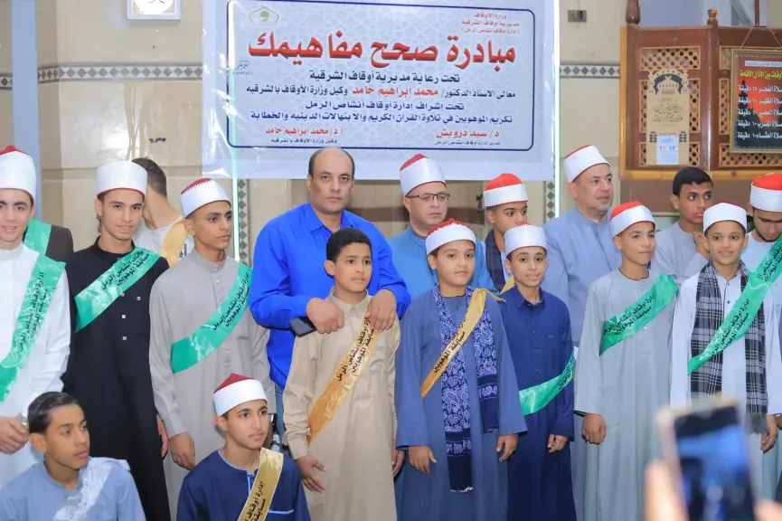 جانب من المتسابقين 