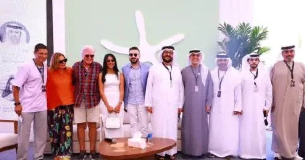 سفير الإمارات فى مصر مع نجوم مهرجان الجونة السينمائى