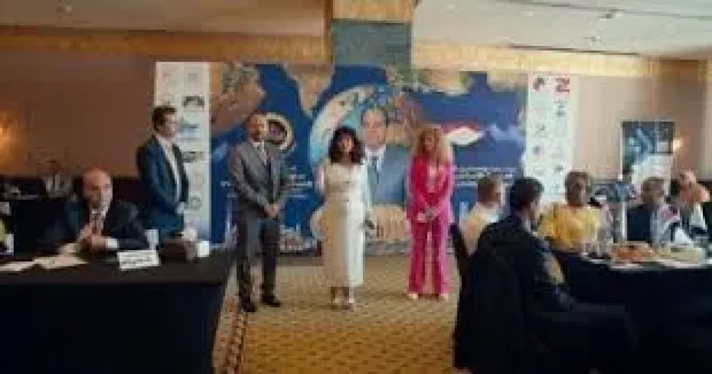 جانب من معرض ومؤتمر الاستثمار العربي الأفريقي