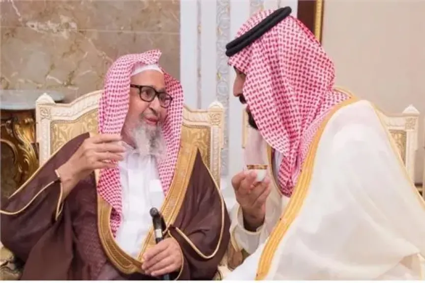 ولي العهد السعودي محمد بن سلمان، مع فضيلة الشيخ الدكتور صالح الفوزان