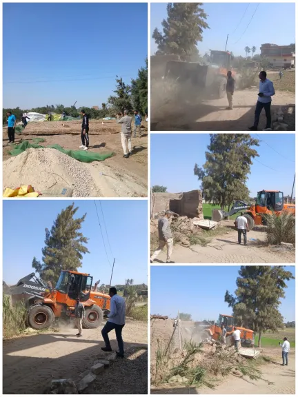 ازالة البناء المخالف 