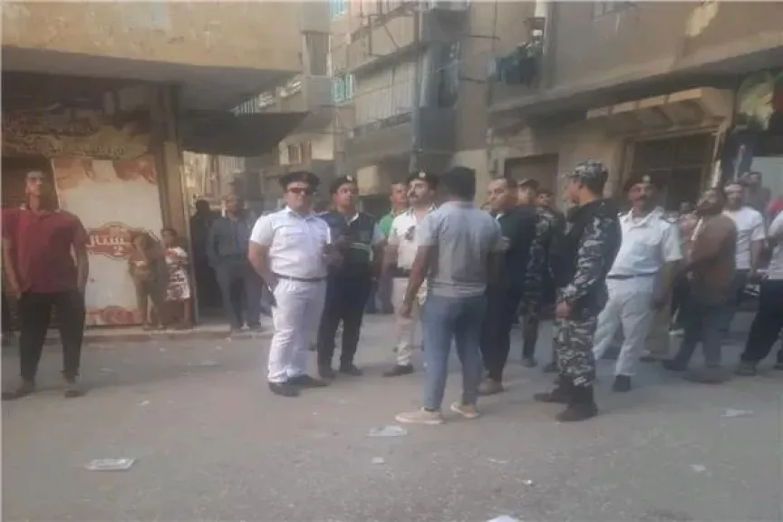 جانب من الحريق
