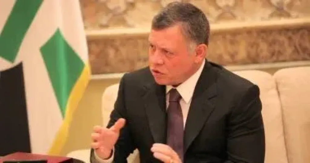 عاهل الأردن  