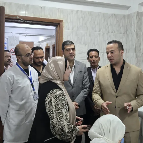 جانب من الزيارة 