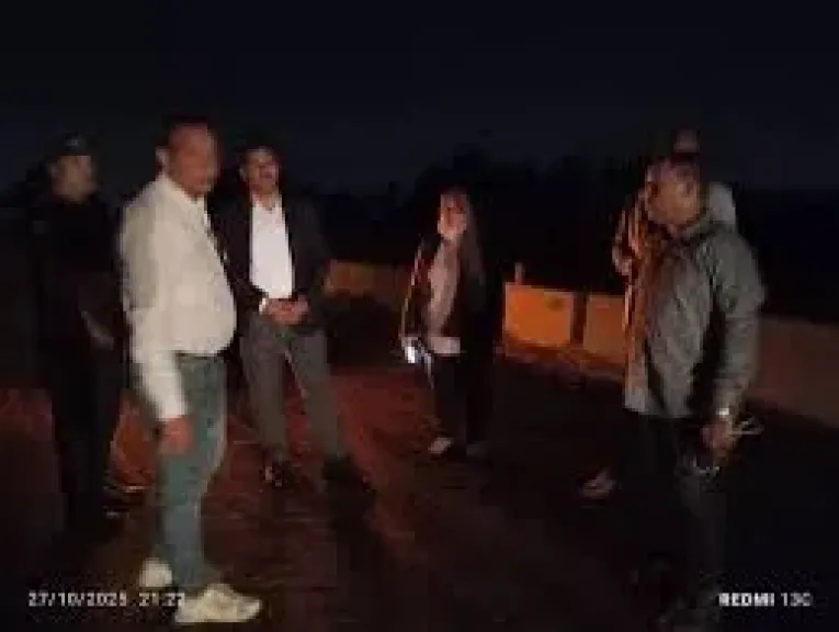 نائب محافظ الغربيه يتفقد موقع أنقلاب تناكى زيت