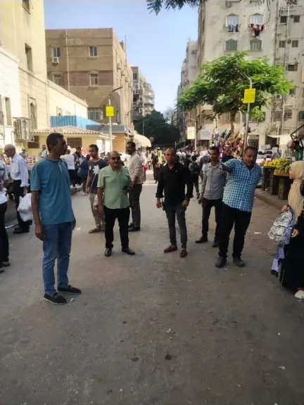 جانب من رفع الاشغالات 