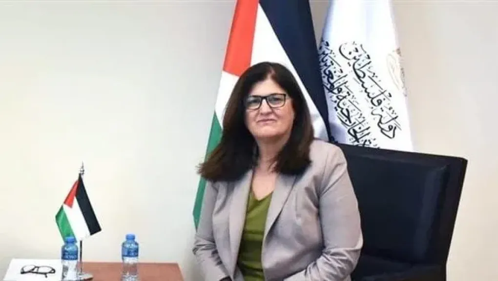 وزيرة الخارجية الفلسطينية فارسين أغابكيان 
